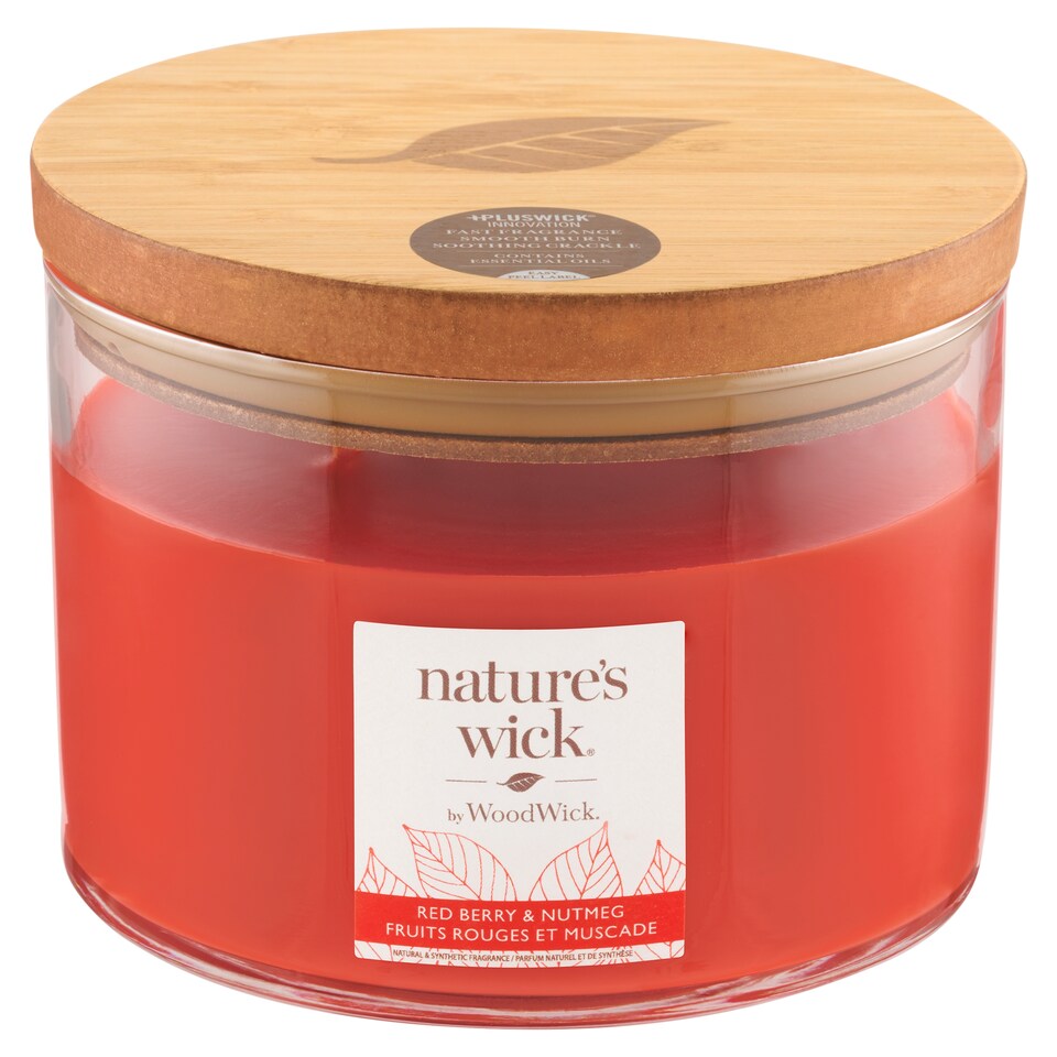 Nature's Wick Red Berry & Nutmeg Fruits Rouges Et Muscade 433,2g