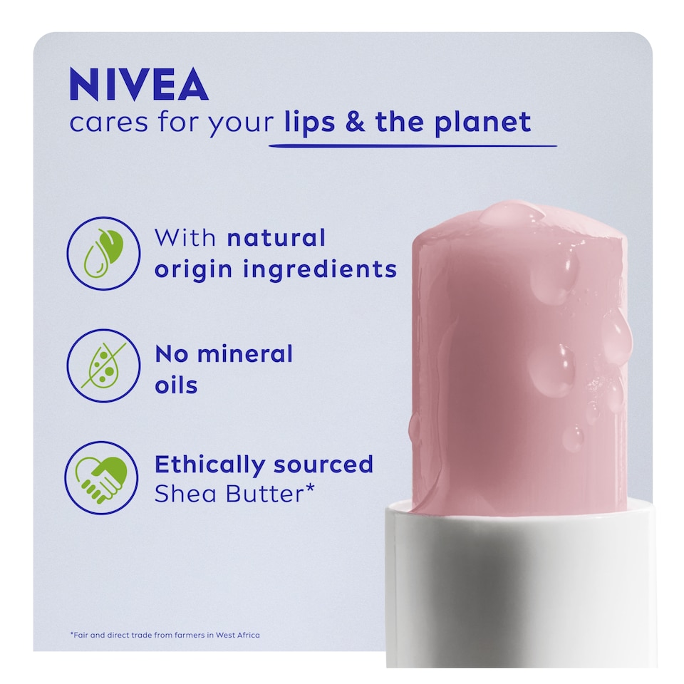 image 1 of NIVEA Pearly Shine Lip Balm 4.8g