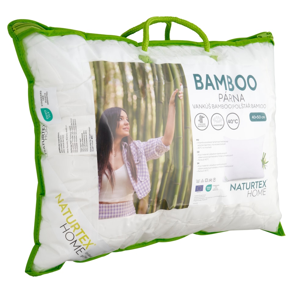 image 1 of Naturtex Home Bamboo Pillow 40 x 50 cm 