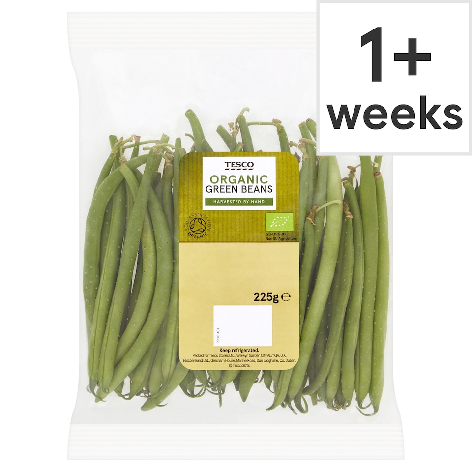 image 1 of Tesco Organic Green Beans 225G