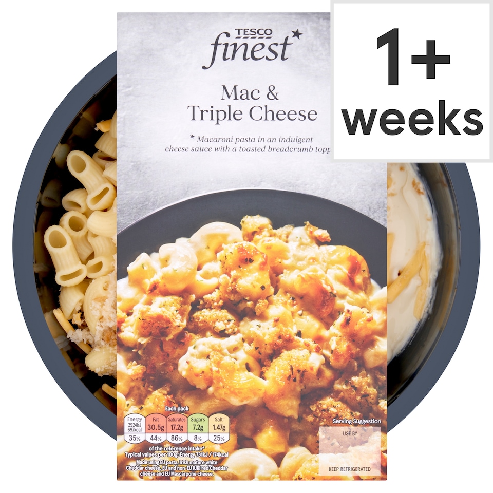Tesco Finest Mac And Triple Cheese 400G
