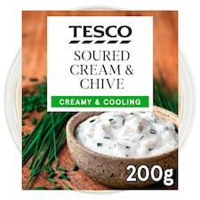 Tesco Sour Cream & Chive Dip 200G
