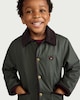 image 1 of F&F Boys Pure Cotton Collared Jacket in Green