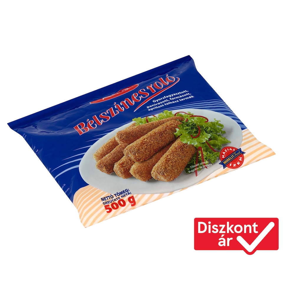 Retro Quick-Frozen, Breaded Loin Rolls 500 g