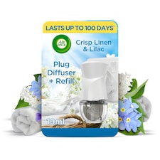 Airwick Air Freshener Plug In Kit Linen Lilac 19ml