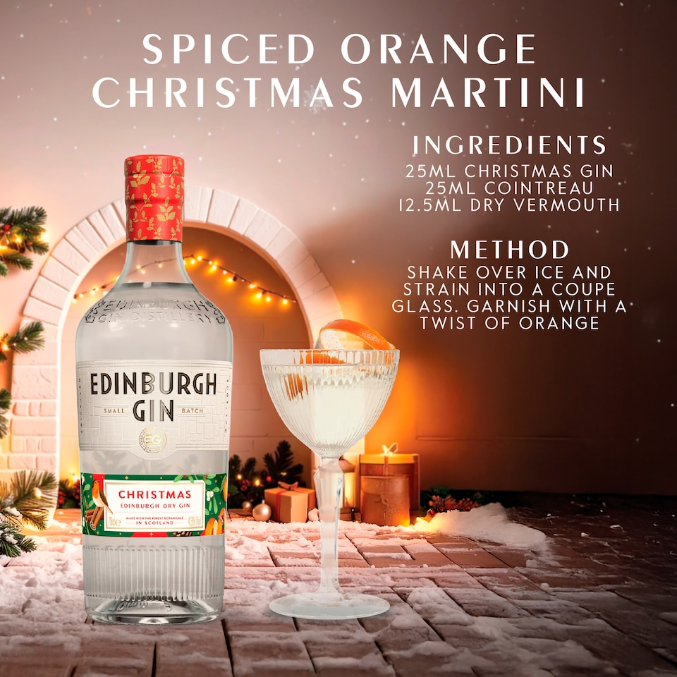 image 1 of Edinburgh Gin Christmas Edinburgh Dry Gin, 70cl