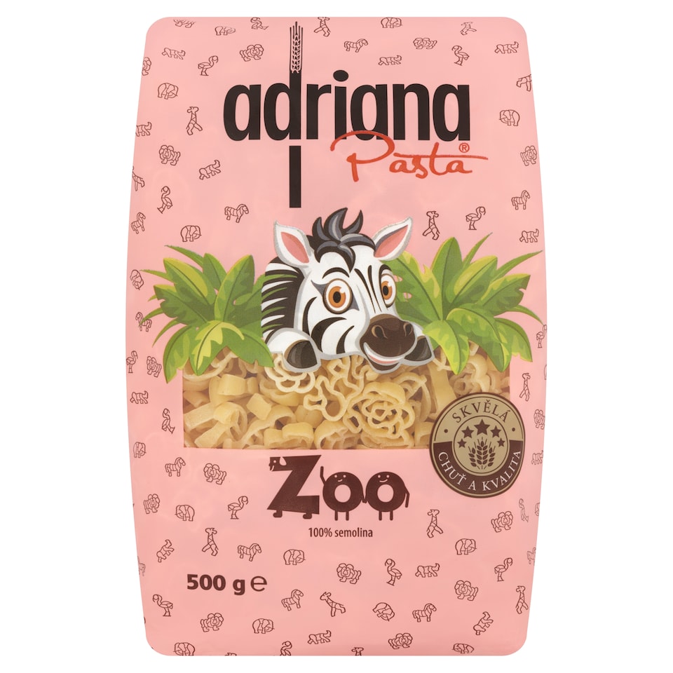 obrázok 1 z Adriana Pasta Zoo cestovina semolinová sušená 500 g