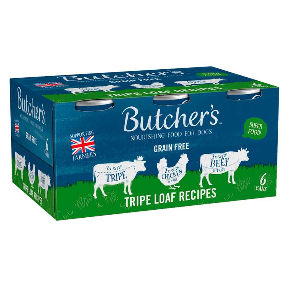 Butcher's Tripe Loaf Dog Food Tins 6X400g