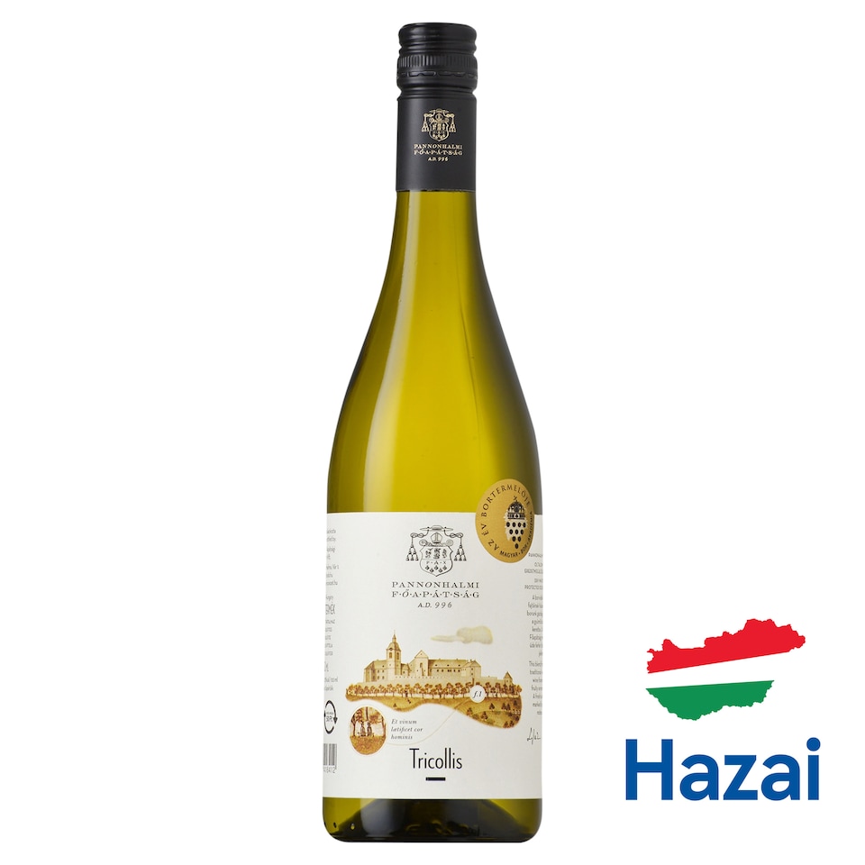 Pannonhalmi Főapátság Tricollis Fehér száraz fehérbor 13% 0,75 l
