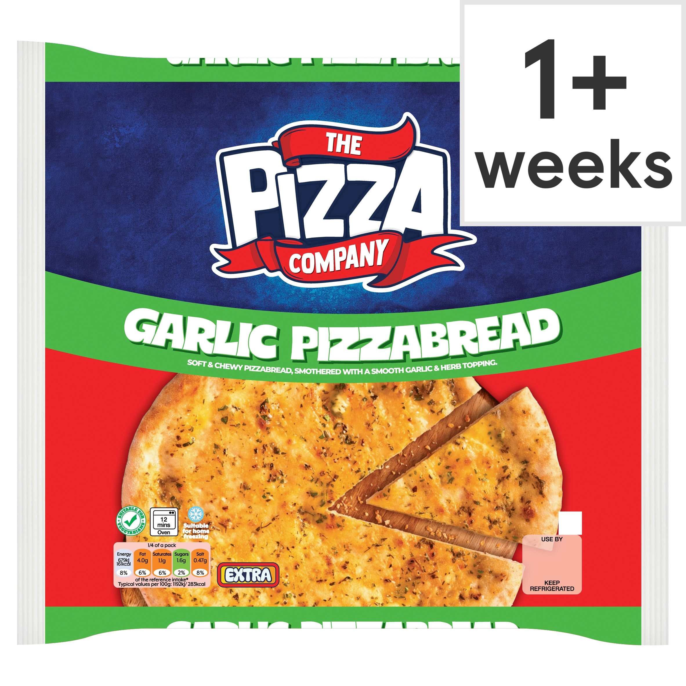 The Pizza Company Garlic Pizzabread 247g