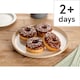 image 1 of Tesco Chocolate Iced Ring Doughnuts 4 Pack