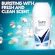 image 2 of Sure 72h Cotton Dry Roll-On Antiperspirant Deodorant 50ml