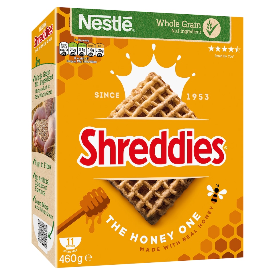 image 1 of Nestle Shreddies The Honey One Cereal 460G