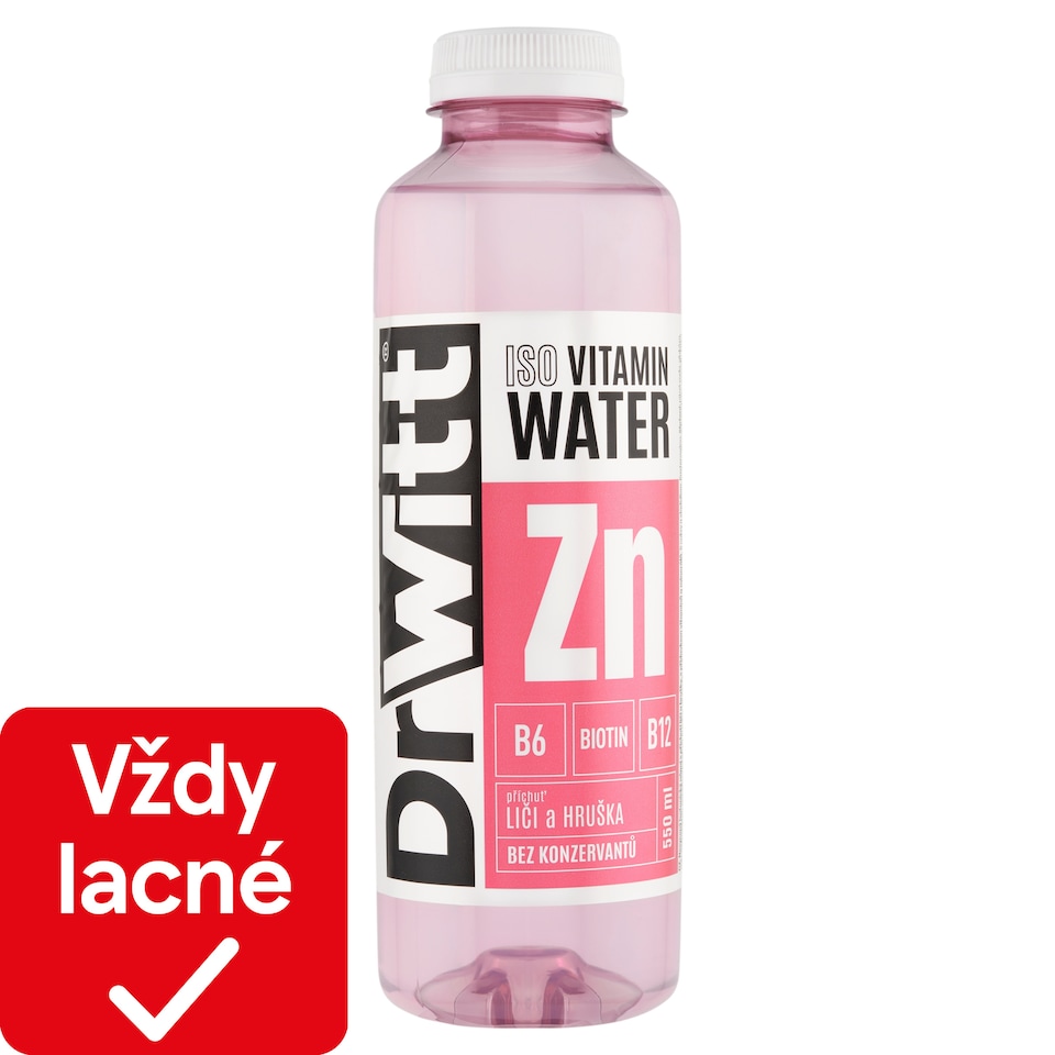 image 1 of DrWitt Iso Vitamin Water with Lychee and Pear Flavour 550 ml