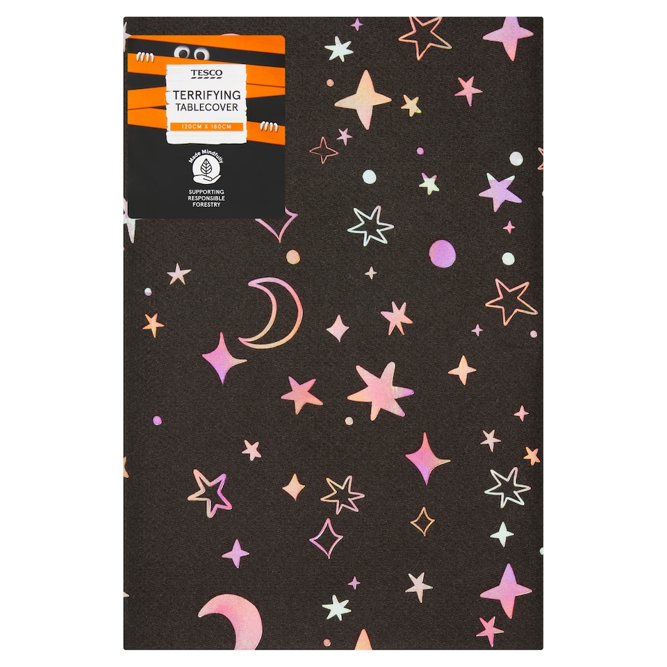 image 1 of Tesco Terrifying Halloween Tablecover 120 x 180cm