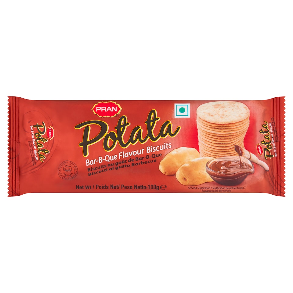 Pran Potata BBQ Flavoured Biscuits 100g