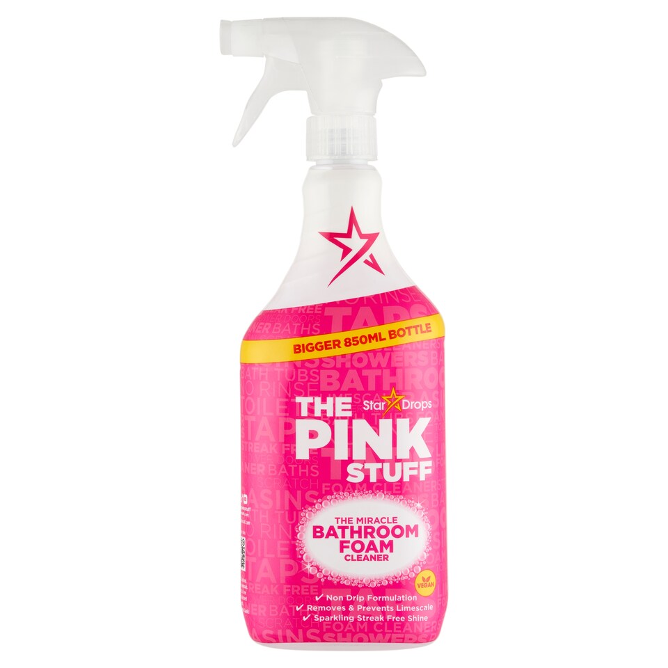 The Pink Stuff fürdőszobatisztító hab spray 850 ml 