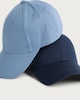 image 2 of F&F 2-Pack Baseball Caps  in Multi