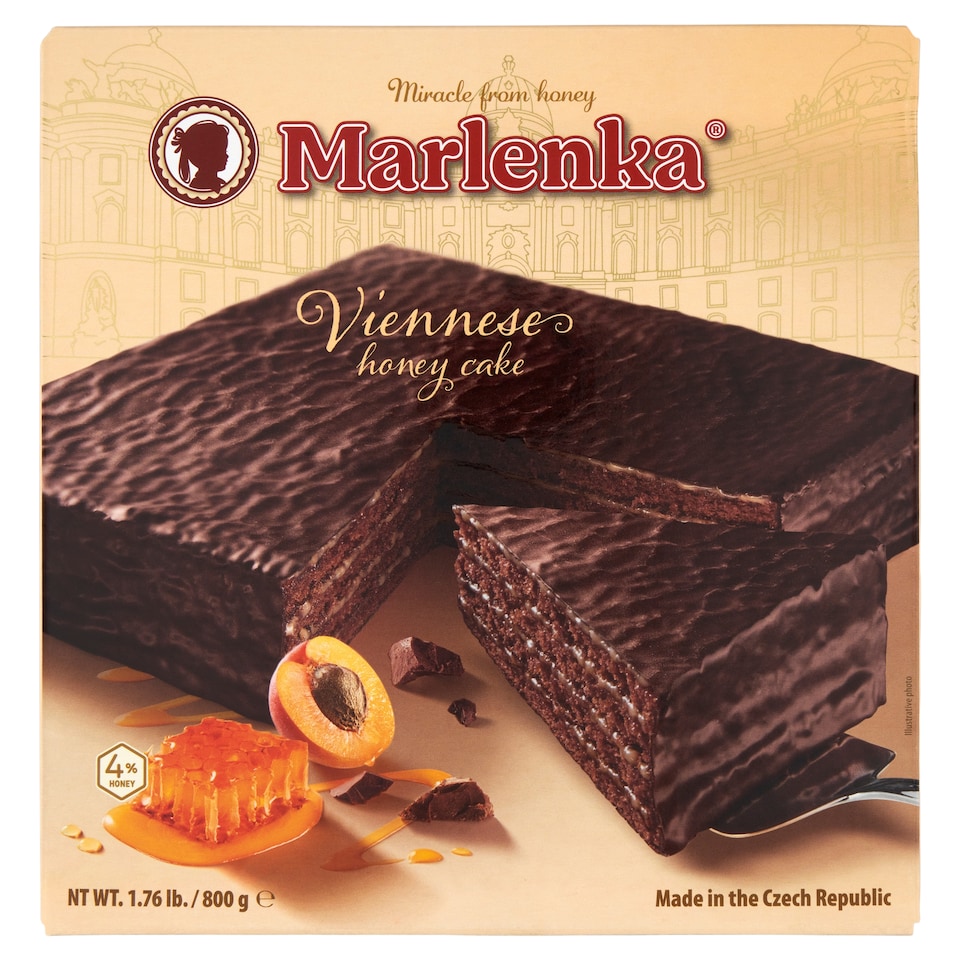 Marlenka Vídeňský medový dort 800g