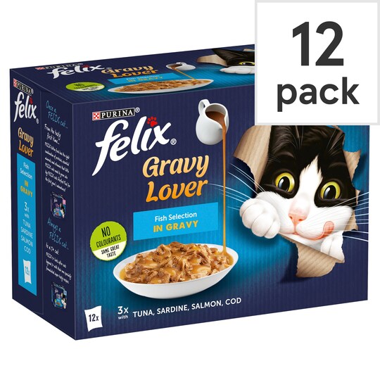 Felix As Good As It Looks Cat Food Fish Selection In Gravy 12X100g