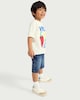 image 1 of F&F Boys Pure Cotton Denim Shorts in Blue