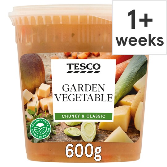 Tesco Vegetable Soup 600G Tesco Groceries