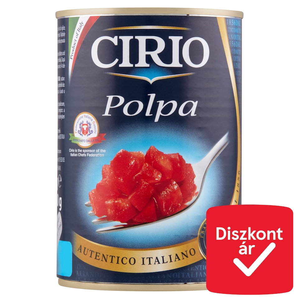 Cirio aprított paradicsom paradicsomlében 400 g