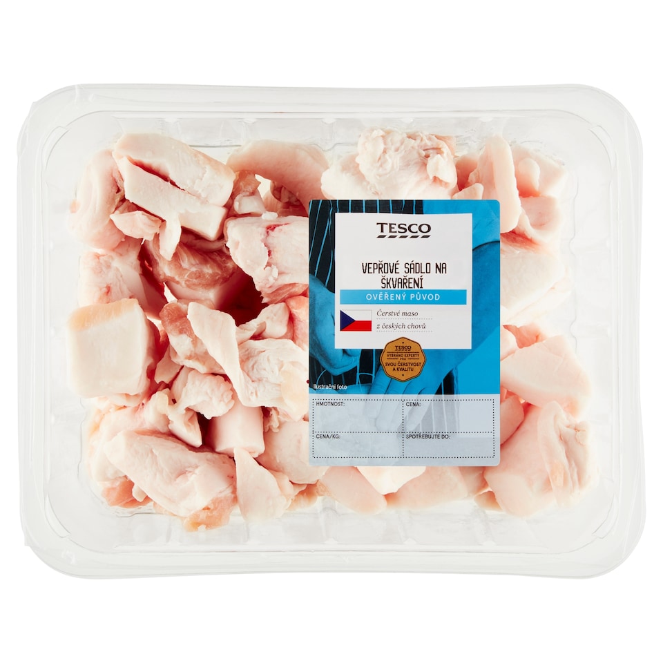 Tesco Vepřové sádlo na škvaření