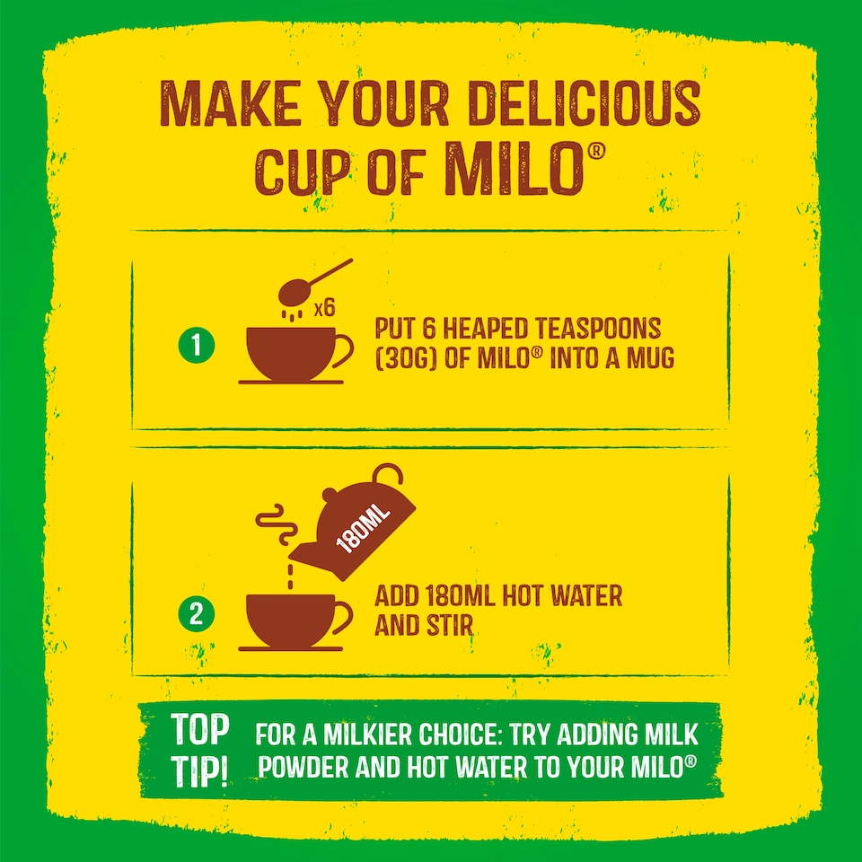 image 1 of Milo Instant Malt Chocolate Drinking Powder Tin Singapore 400g
