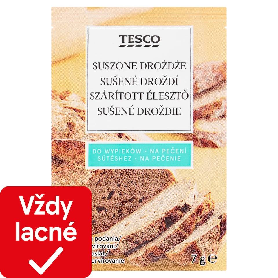 Tesco Sušené droždie 7 g