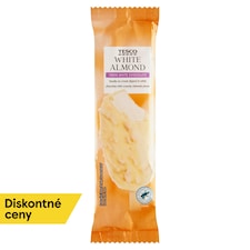 Tesco White Almond Ice Cream Thick White Chocolate 84 g