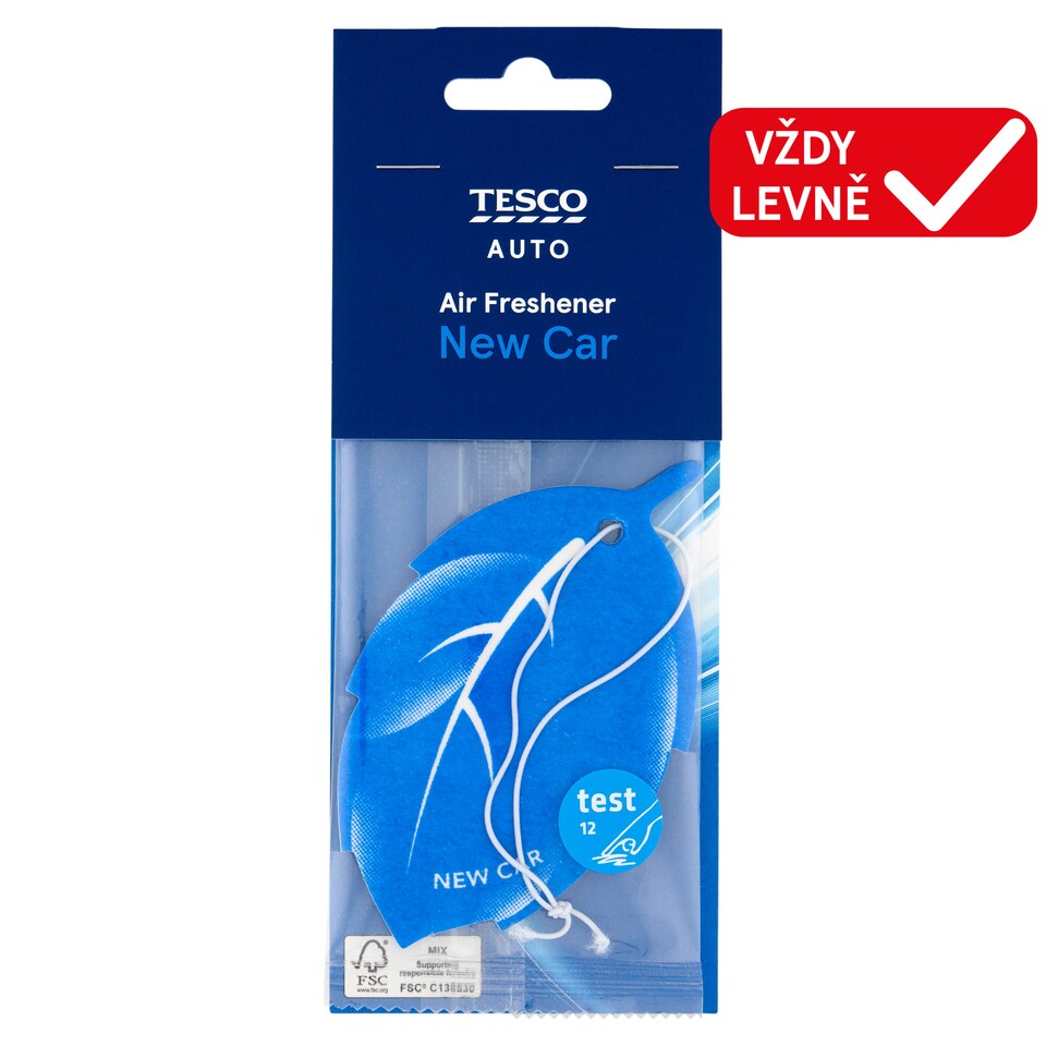 Tesco Auto Osvěžovač vzduchu vůně nový vůz 1 ks