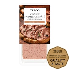 Tesco Farmhouse Pate With Mushrooms 200G