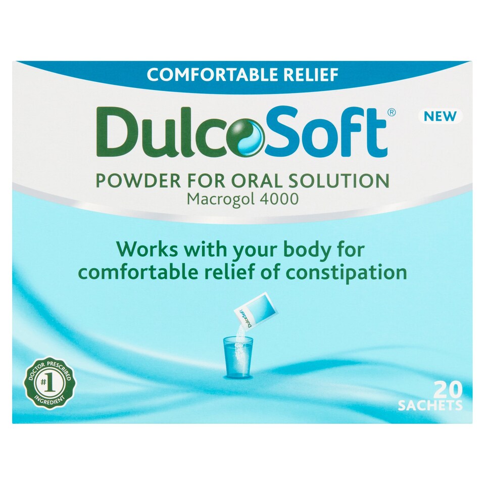 DulcoSoft Oral Solution Powder Sachets 20s Tesco Groceries