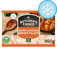 Butchers Choice Diced Chicken Breast 850G