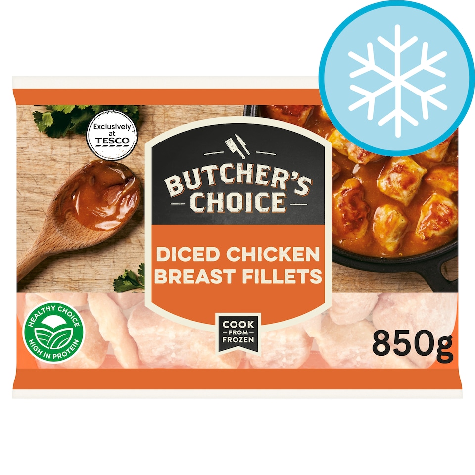Butchers Choice Diced Chicken Breast 850G