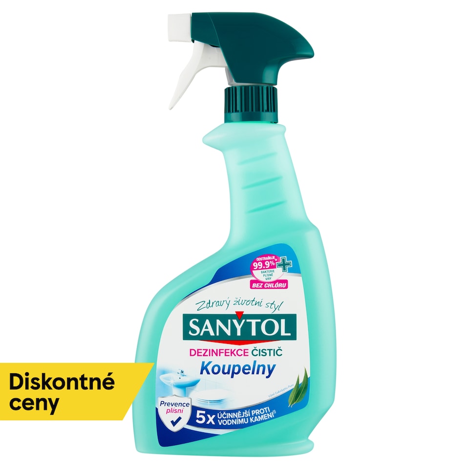 obrázok 1 z Sanytol Dezinfekcia čistič kúpeľne pure 500 ml