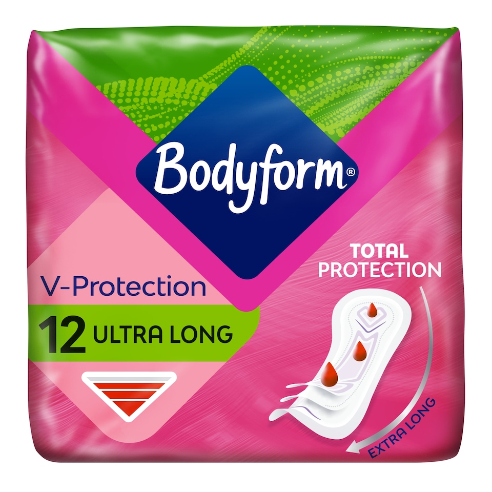 image 1 of Bodyform Ultra Long Sanitary Towels 12 pack
