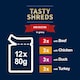 image 4 of Felix Tasty Shreds Cat Food Farm Selection In Gravy 12X80g