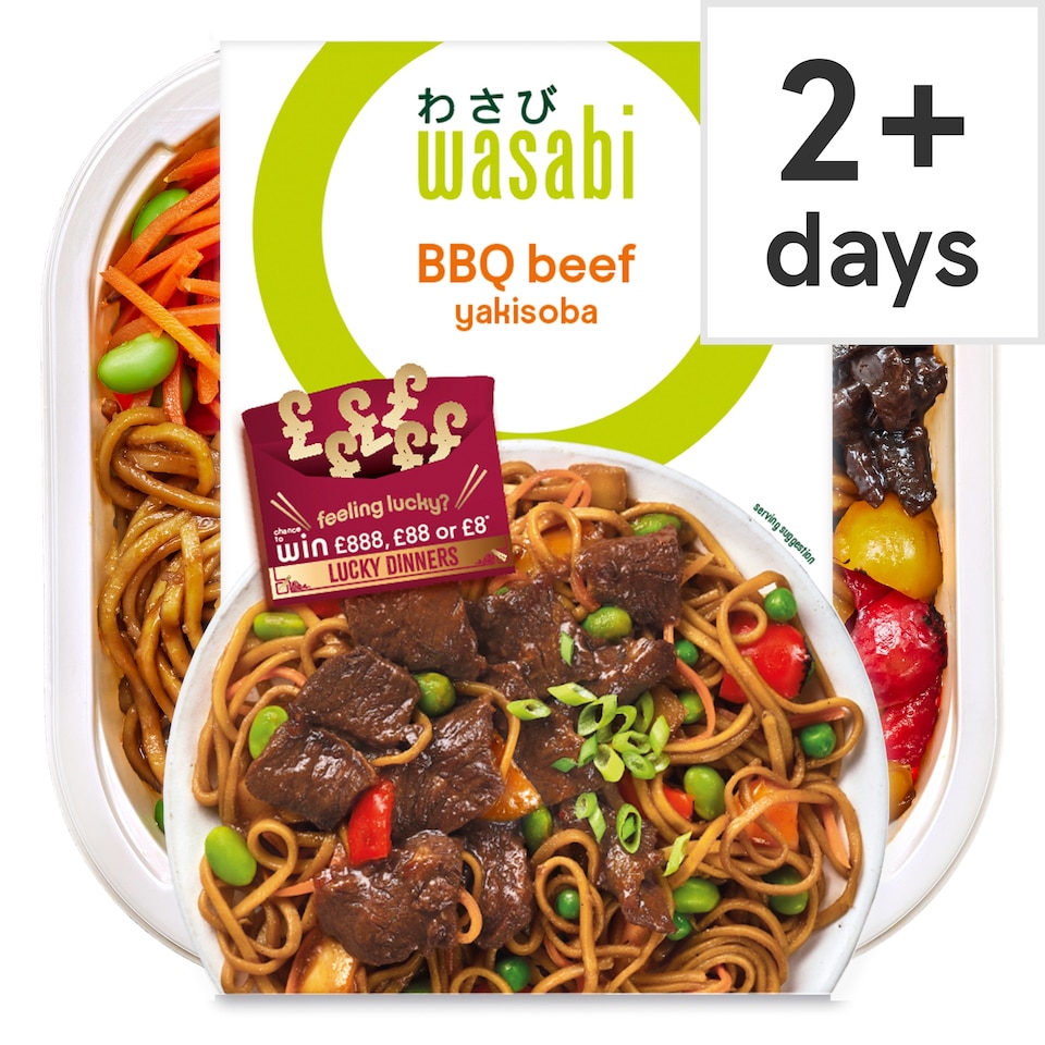 Wasabi BBQ Beef Yakisoba 400g