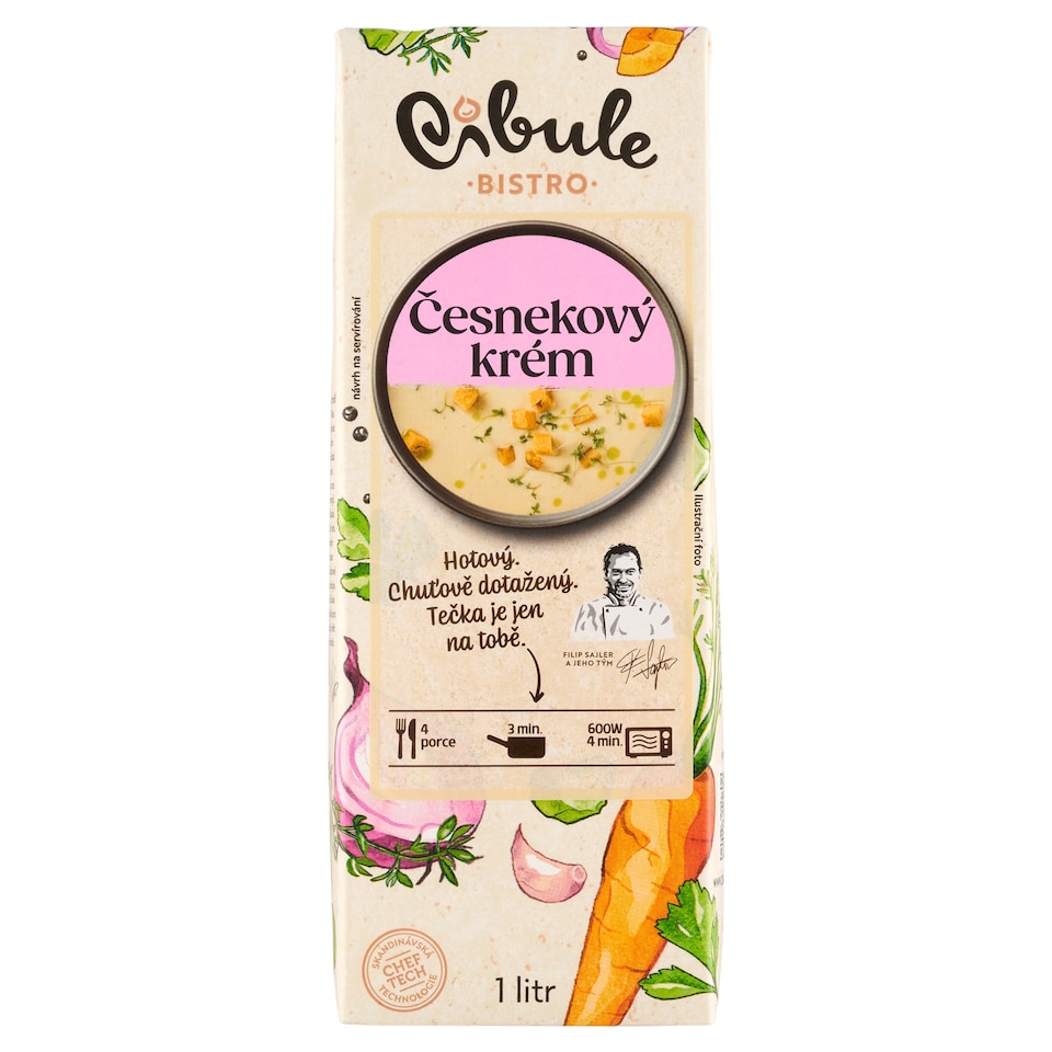 Obrázek 1 pro produkt Cibule Bistro Česnekový krém 1l