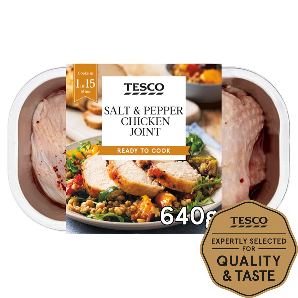 Tesco Salt & Pepper Chicken Joint 640G Tesco Groceries