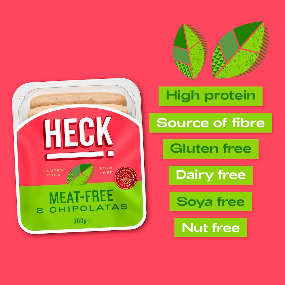 image 1 of Heck Meat-Free Chipolatas 300g