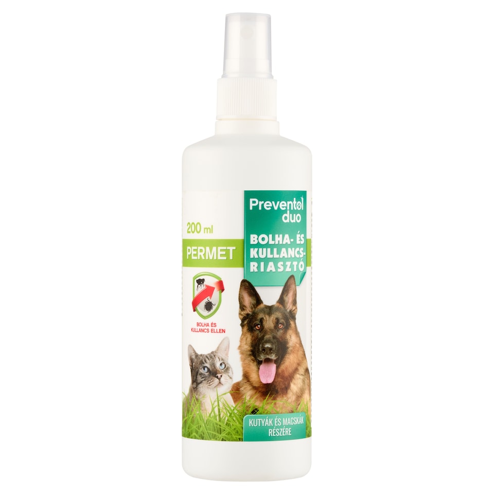 Preventol Duo bolha-és kullancsriasztó permet kutyák és macskák részére 200 ml