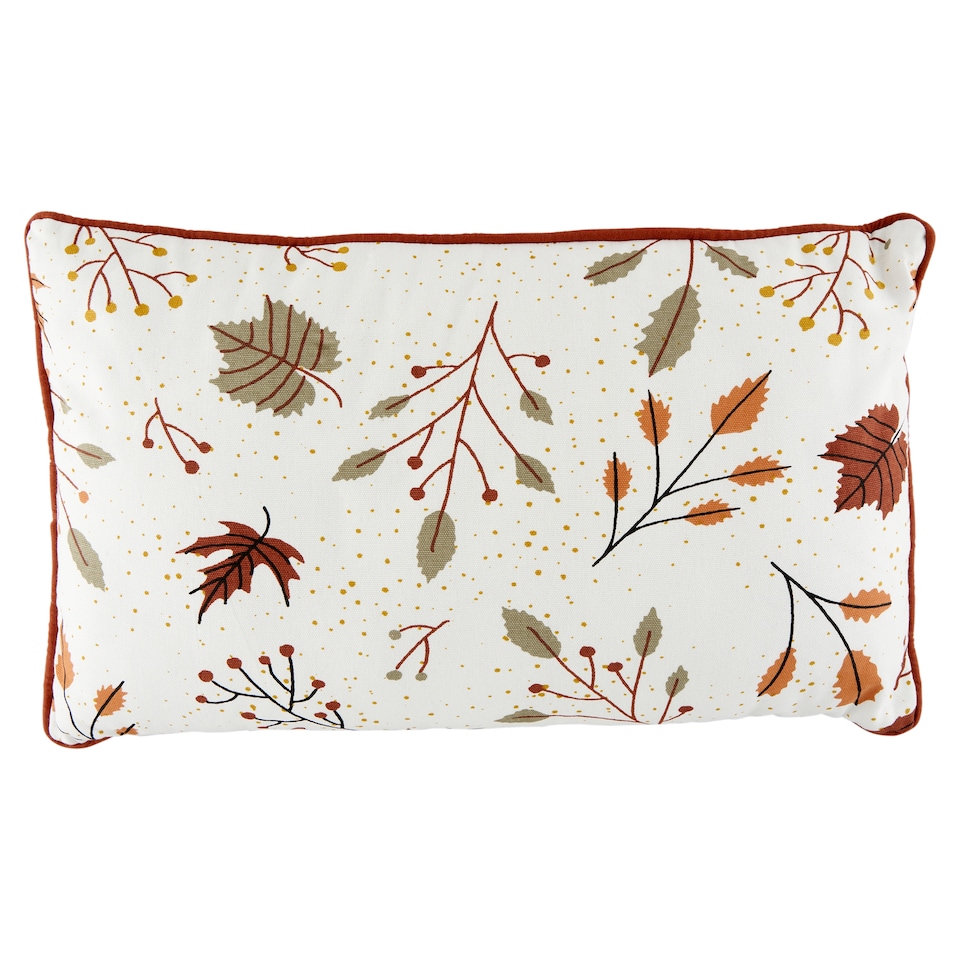 F&F Home őszi mintás díszpárna 30 cm x 50 cm