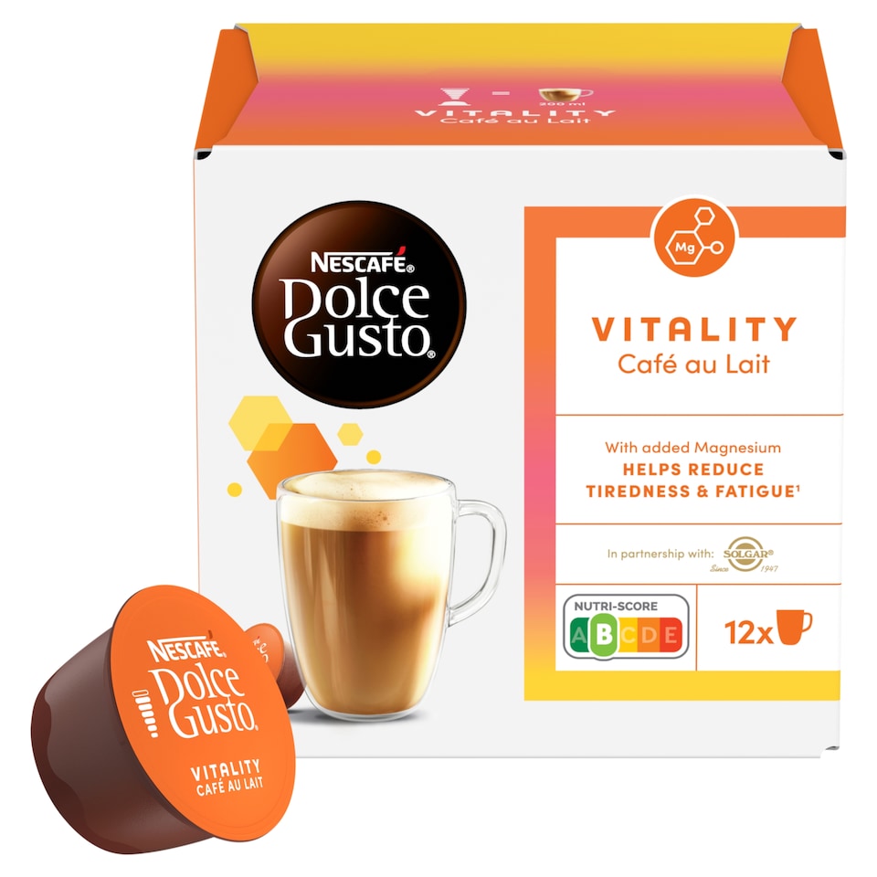 image 1 of NESCAFÉ Dolce Gusto Vitality Café au Lait - Coffee Capsules - 12 pcs, 120g