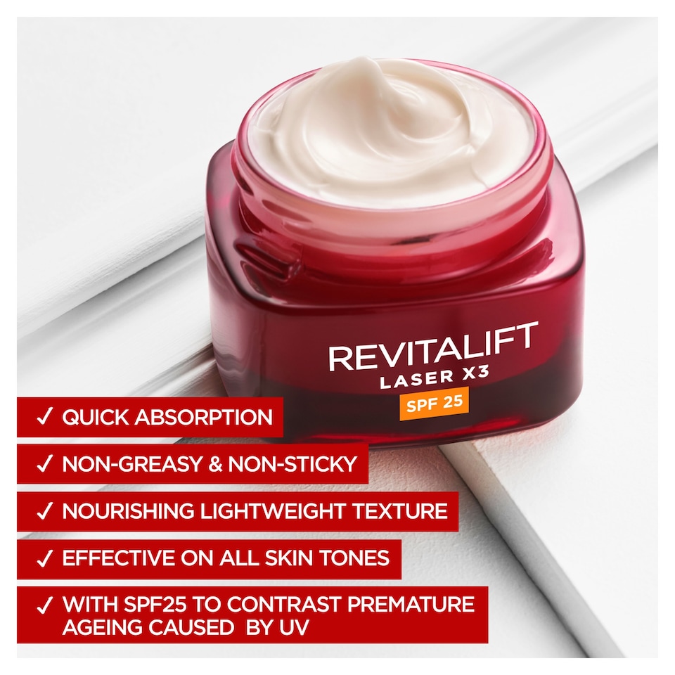 image 1 of L'Oreal Paris Revitalift Laser Renew Cream SPF25 50Ml