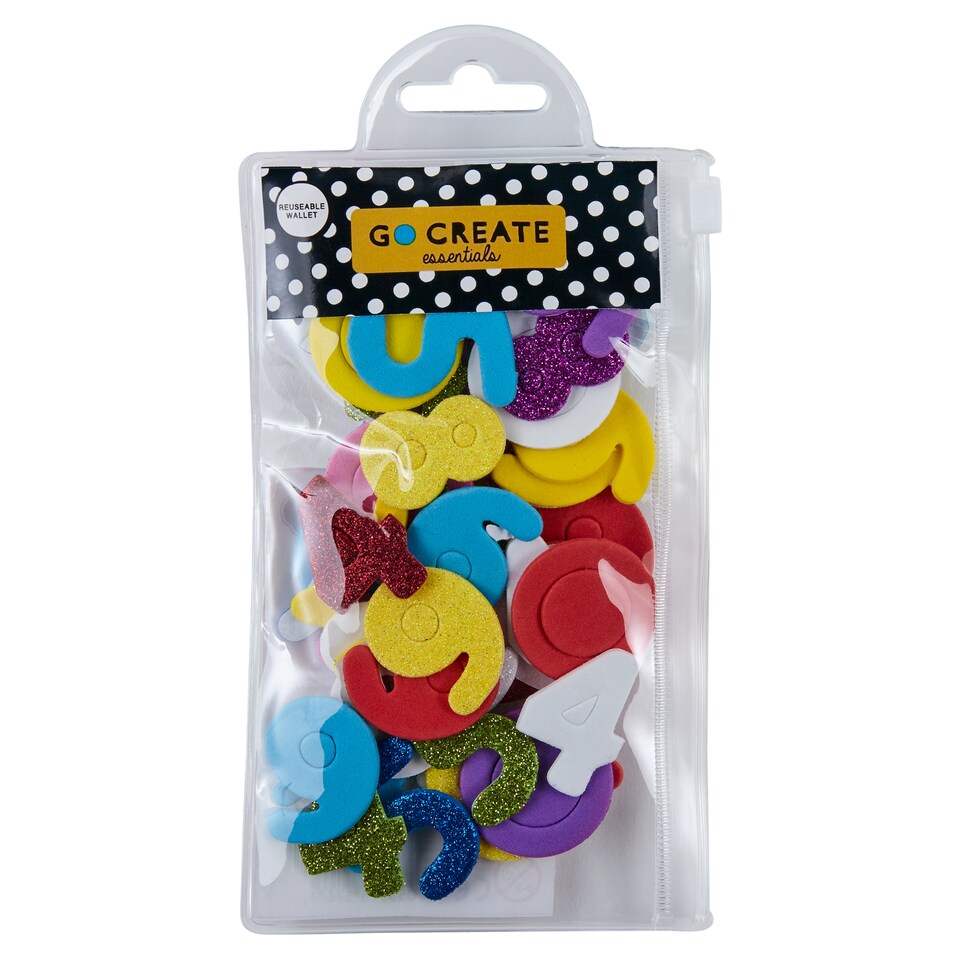 Go Create Foam Number Stickers