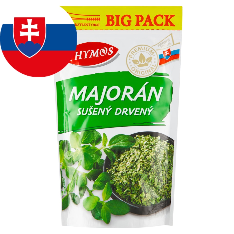 Thymos Majorán sušený drvený 20 g