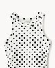image 5 of F&F Girls Cotton Rich Polka Dot Vest in White